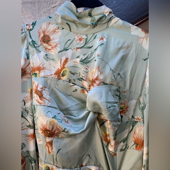 ♻️HOST PICK♻️ Pretty Little Thing NWT formal draped dress bridesmaids party - Picture 5 of 9